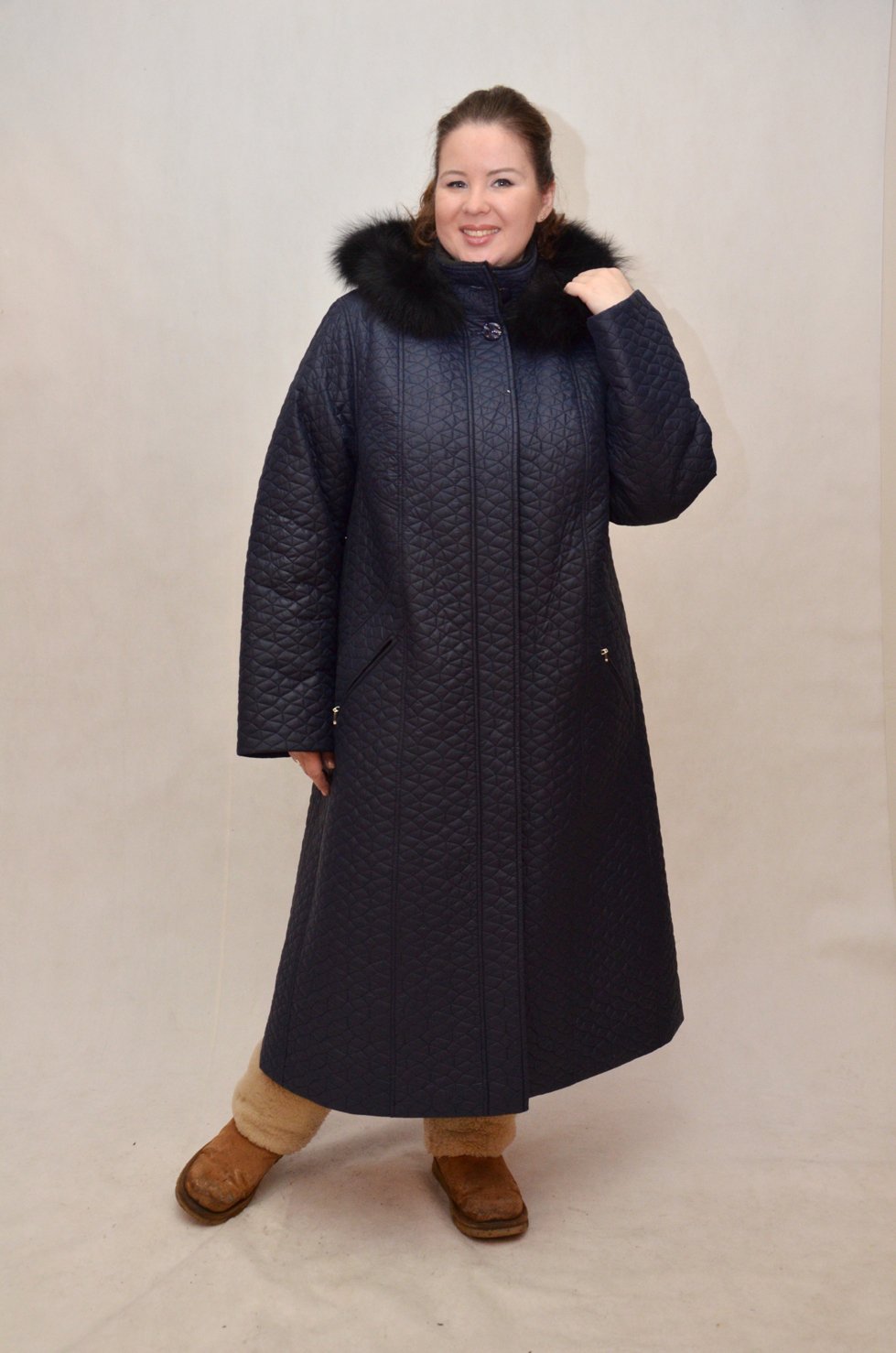 Женские пальто большого размера
