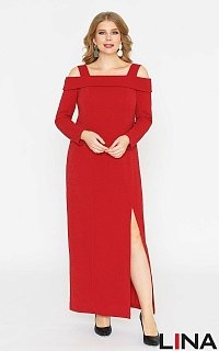 платье 52130 красный