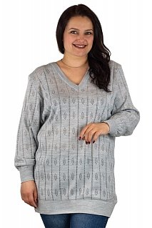 Пуловер Д020с/сер серый